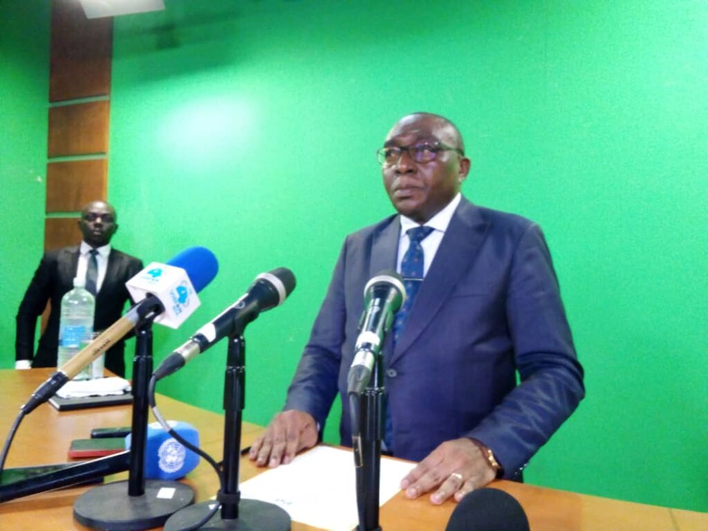 Conférence de presse avec le ministre de la communication BALALOU 30 09 24