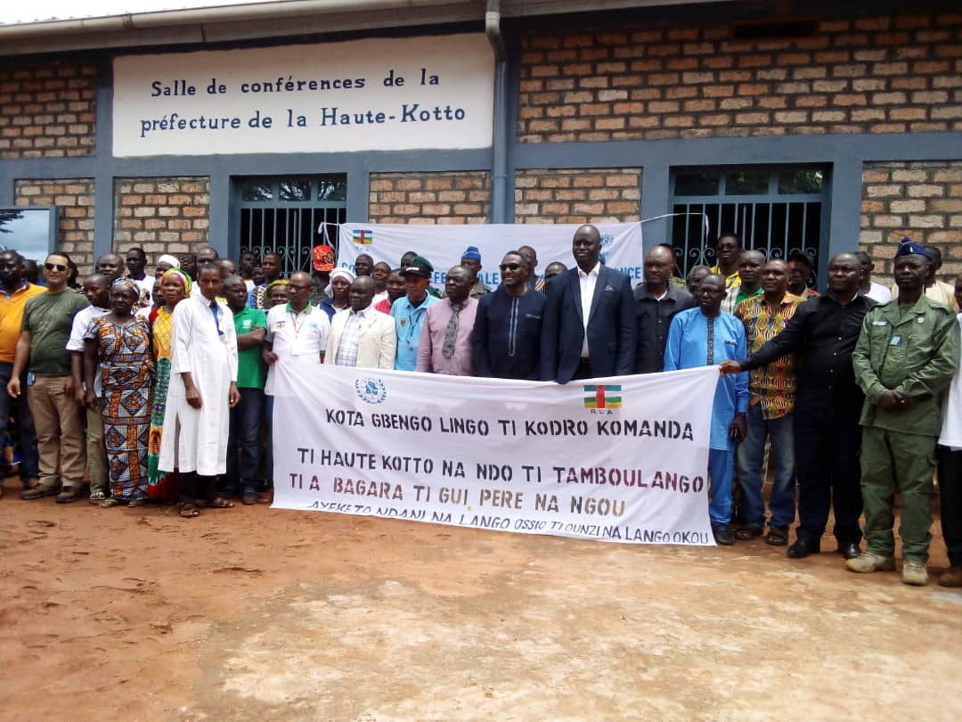 La Préfecture de la Haute Kotto dispose désormais d’un comité de suivi des recommandations de la conférence de haut niveau sur la transhumance apaisée et prospère.