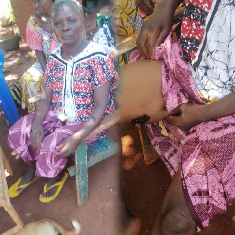 Victime de traditionnelle à Gbaloko