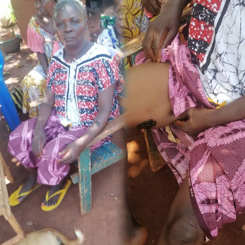 Victime de traditionnelle à Gbaloko