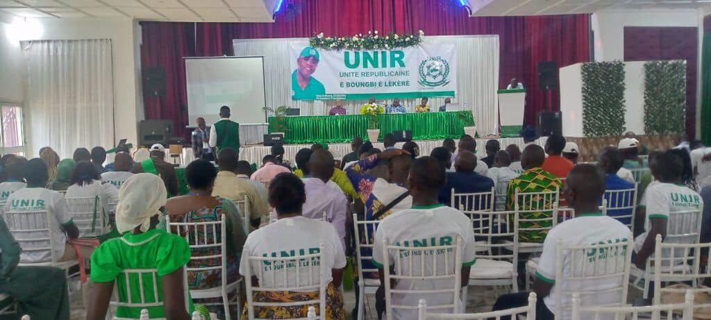 Premier congrès du parti politique Unité Républicaine (UNIR)