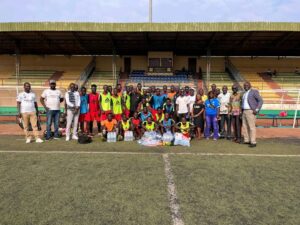 Don des supporters du Real Madrid en Centrafrique à l'équipe As Tempête MOCAF