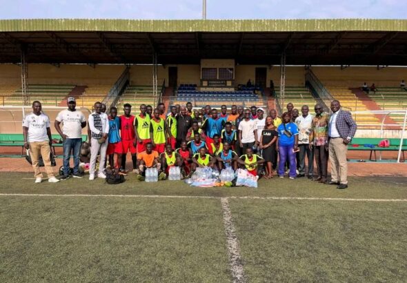 Don des supporters du Real Madrid en Centrafrique à l'équipe As Tempête MOCAF