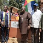 Remise de 7 forages à la communauté du 9ème arrondissement de Bangui