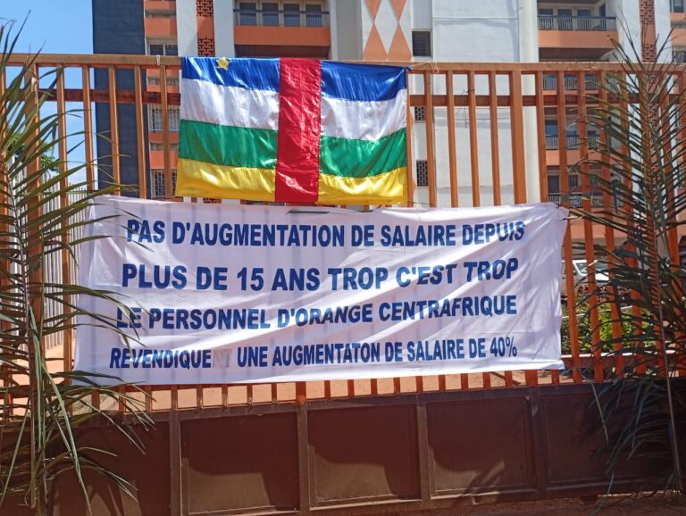 Grève du personnel d'orange Centrafrique