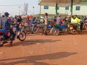 Station SARP-OIL dans le 5ème arrondissement de Bangui